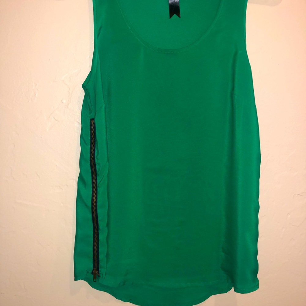 Emerald green tank top